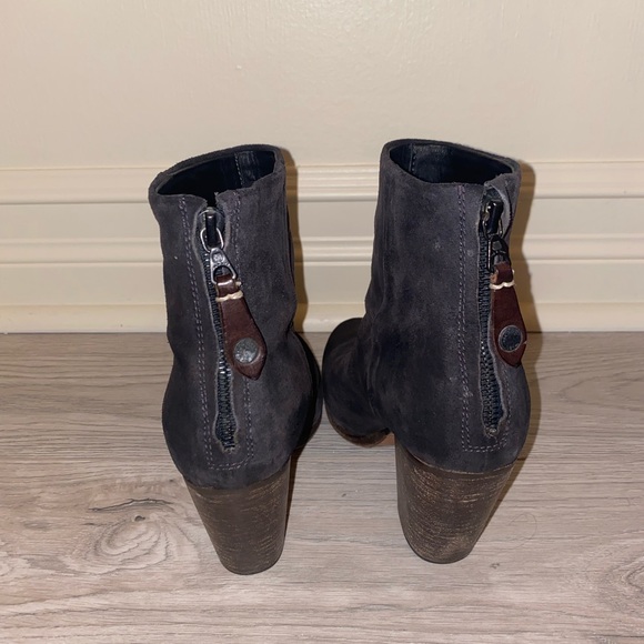 Rag & Bone Suede Black booties - Picture 4 of 4
